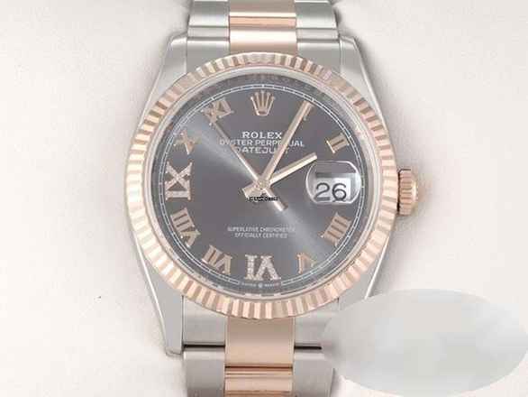  Rolex Datejust 36 126231 2025 Stahl Rosegold 750 Diamanten Automatik Gold 