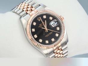 Thumbnail von Rolex Datejust 36 36mm 116231 2017 Stahl Rosegold 750 Diamanten Automatik