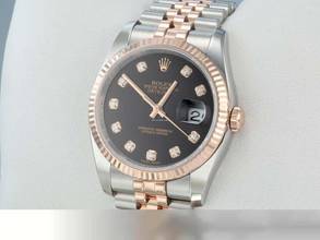 Thumbnail von Rolex Datejust 36 36mm 116231 2017 Stahl Rosegold 750 Diamanten Automatik