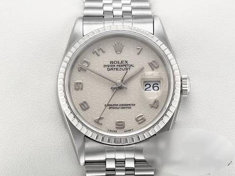 Rolex Datejust 36 36mm 16220 Edelstahl Automatik Herren Damen Stahl