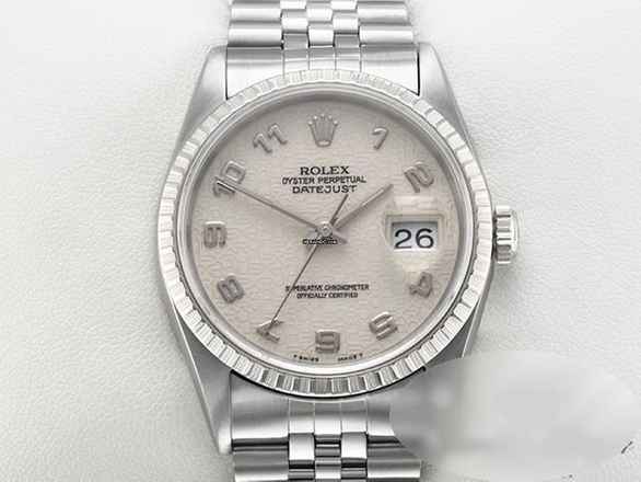  Rolex Datejust 36 36mm 16220 Edelstahl Automatik Herren Damen Stahl 