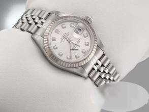 Thumbnail von Rolex Lady-Datejust Stahl Weissgold 750 Diamanten 2003 Automatik Stainless Steel 18kt White Gold Damen Jubilé-band Chronometer Oyster