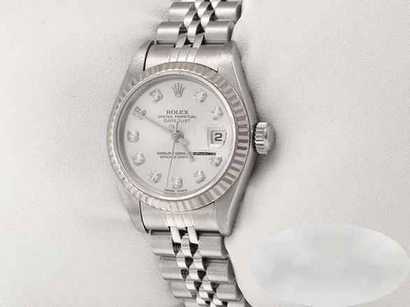  Rolex Lady-Datejust Stahl Weissgold 750 Diamanten 2003 Automatik Stainless Steel 18kt White Gold Damen Jubilé-band Chronometer Oyster 