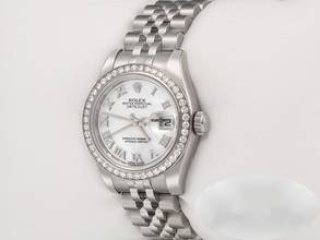 Thumbnail von Rolex Lady-Datejust 26 179384 Stahl Weissgold 750 Perlmutt Diamanten Automatik Stainless Steel 18kt White Gold Jubilé-band Chronometer Oyster Mop