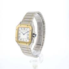 Thumbnail von Cartier Santos Small Stahl Gold Silber Zifferblatt 99,9% NEU