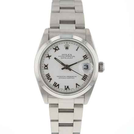 Rolex Datejust 31 Midsize Weißes römisches Zifferblatt