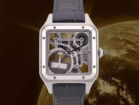 Cartier Santos Dumont Skeleton Large Micro-rotor Neu 2024