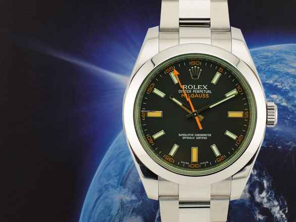 Rolex Milgauss 116400gv Wie Neu 2009 - Komplettset