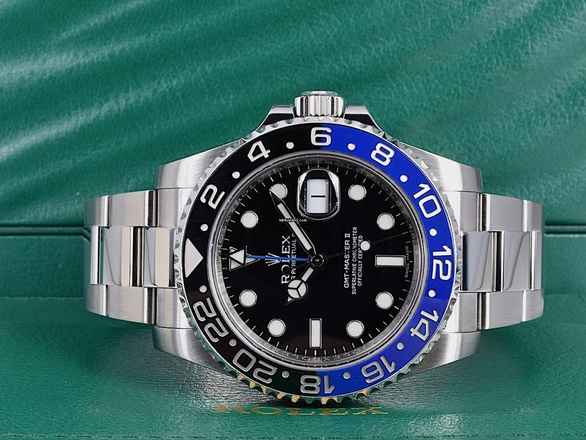 Rolex GMT-Master II Batman Komplettset Wie Neu