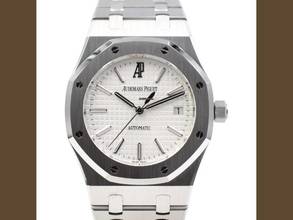 Thumbnail von Audemars Piguet Royal Oak Selfwinding 15300st Blau & Weiß Zifferblatt - Wie neu 2010 39mm