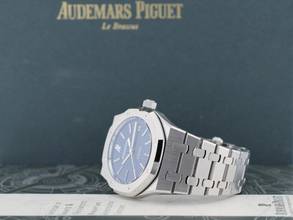 Thumbnail von Audemars Piguet Royal Oak Selfwinding 15300st Blau & Weiß Zifferblatt - Wie neu 2010 39mm