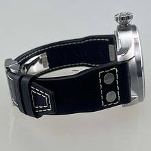 Thumbnail von IWC Große Fliegeruhr Big Pilot's Watch 43 EK 03/2022 Stahl ZB blau Lederband blau mit EasX-Change-System Full Set sehr gepflegter Originalzustand (nicht poliert)