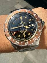 Thumbnail von Rolex GMT-Master Rarest 1675 GMT-Master Tropical 1960 Full Set PCG OCC Chapter Ring Tropical Dial