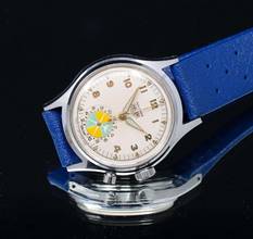 Thumbnail von Heuer MINT AND VERY RARE EARLY 50'S HEUER SOLUNAR TIDE WATCH