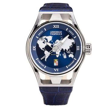 Locman Montecristo Italy Herrenuhr LIMITED EDITION Montecristo Amerigo Vespucci OISA 1937 Handaufzug aus Titanium / Stahl Ref. 0535A02S