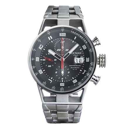  Locman Montecristo Italy Herrenuhr Montecristo Chrono Automatik aus Titanium / Stahl Ref. 0516A07S 