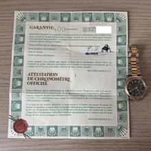 Thumbnail von Rolex Datejust 36 16233 blue soleil dial Full Set TOP Condition