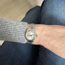 Thumbnail von Rolex Oyster Perpetual Lady Date 6917 Ladies 26MM Soleil silver dial 1975