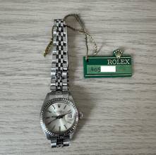 Thumbnail von Rolex Oyster Perpetual Lady Date 6917 Ladies 26MM Soleil silver dial 1975