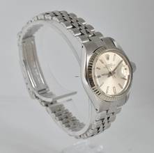 Thumbnail von Rolex Oyster Perpetual Lady Date 6917 Ladies 26MM Soleil silver dial 1975
