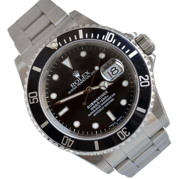 Rolex Submariner Date 16610 A79 Series Luminova 1999 Full Set