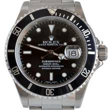 Thumbnail von Rolex Submariner Date 16610 A79 Series Luminova 1999 Full Set