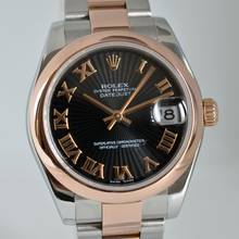Thumbnail von Rolex Datejust 31 178241 Medium 31MM Sunburst black romans dial