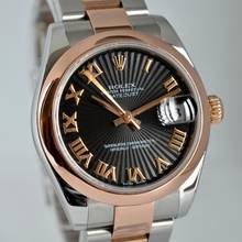 Thumbnail von Rolex Datejust 31 178241 Medium 31MM Sunburst black romans dial