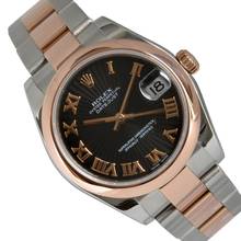 Thumbnail von Rolex Datejust 31 178241 Medium 31MM Sunburst black romans dial