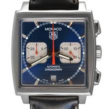 Thumbnail von TAG Heuer Monaco chronograph CW2113 Steve McQueen blue dial Full Set