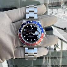 Thumbnail von Rolex GMT-Master II 16710 Luminova dial Pepsi bezel Full Set TOP Condition