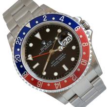Thumbnail von Rolex GMT-Master II 16710 Luminova dial Pepsi bezel Full Set TOP Condition