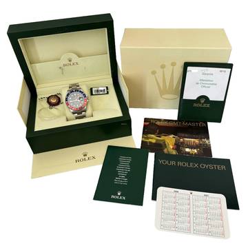 Rolex GMT-Master II 16710 Luminova dial Pepsi bezel Full Set TOP Condition