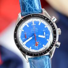Thumbnail von Omega Speedmaster Racing Cart chronograph blue dial 1991’s