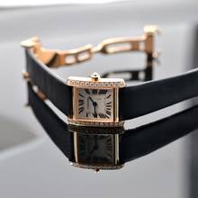 Thumbnail von Cartier Tank Française Ladies 20MM Factory diamonds rose gold 18KT