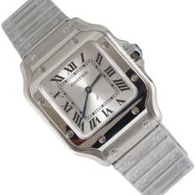 Thumbnail von Cartier Santos Galbée WSSA0082 Ladies 27MM quartz Full Set NEW