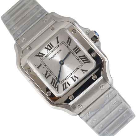  Cartier Santos Galbée WSSA0082 Ladies 27MM quartz Full Set NEW 
