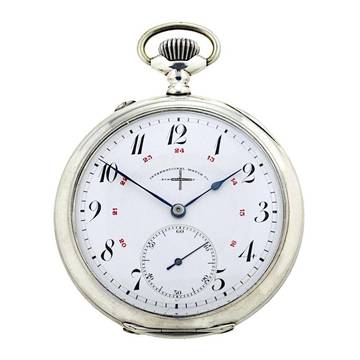  IWC Pocket Watch Silbertaschenuhr Qualité Extra 