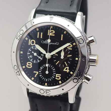  Breguet Type XX - XXI - XXII Chronograph Aeronaval 3800 Stahl/Leder 