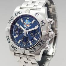 Thumbnail von Breitling Chronomat 44 Blue Impulse Limited Stahl/Stahl B+P +Breitling Serviced SUPER Full set