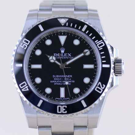  Rolex Submariner (No Date) 114060 No-Date Keramik Taucheruhr B+P Top NOS 