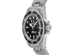 Thumbnail von Rolex Submariner (No Date) Bubble Ref.5513 1984 Box&Beschreibung sehr gut Vintage Submariner No Date Bubble