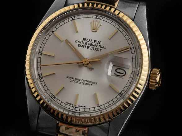  Rolex Datejust 36 Ref.16013 1987 Box&Beschreibung Original unpoliert Datejust open 6/9 