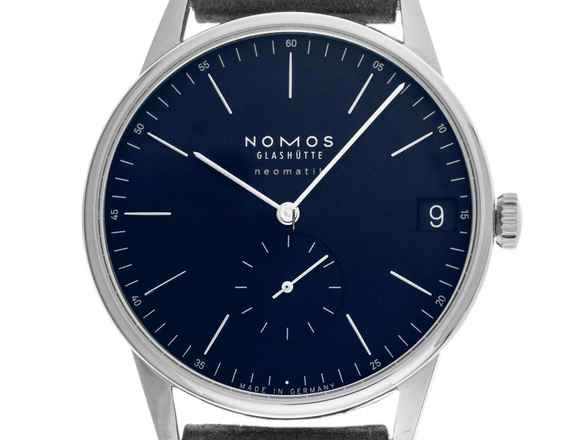  NOMOS Orion Neomatik Glashütte Orion Neomatik Datum Nachtblau Ref.363 Full Set wie Neu Orion Neomatik 