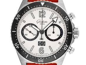 Thumbnail von Glashütte Original SeaQ Panorama Date Ref.1-37-23-03-80-33 2026 Full Set Ungetragen SeaQ Chronograph Kautschuk Faltschließe