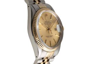 Thumbnail von Rolex Datejust 36 Oyster Perpetual Stahl Gold Automatik Ref 16013 Papiere 1985
