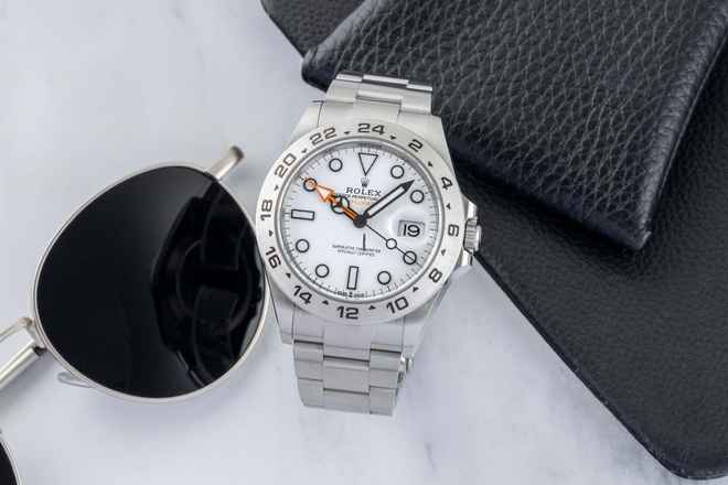  Rolex Explorer II Automatik Edelstahl Herrenuhr Ref. 226570 Box & Papiere 2023 