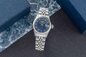 Thumbnail von Rolex Oyster Perpetual Lady Date Stahl / Weissgold Automatik Damenuhr Ref. 6517 Vintage