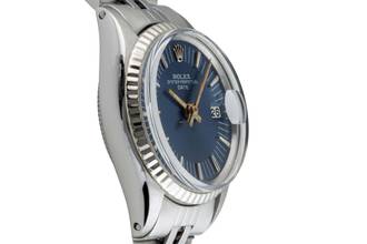 Thumbnail von Rolex Oyster Perpetual Lady Date Stahl / Weissgold Automatik Damenuhr Ref. 6517 Vintage