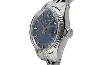 Thumbnail von Rolex Oyster Perpetual Lady Date Stahl / Weissgold Automatik Damenuhr Ref. 6517 Vintage